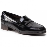  κλειστά παπούτσια clarks - hamble loafer 261475364 black patent