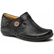  κλειστά παπούτσια clarks - un loop 203128374 black leather