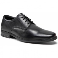  κλειστά παπούτσια clarks - howard walk 261612857 black leather