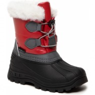  μπότες χιονιού kickers - sealsnow ki-653265-10-41 s rouge/noir/gris
