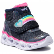  μπότες skechers - brilliant rainbow 302669n/nvpk nvy/pnk