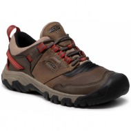  παπούτσια πεζοπορίας keen - ridge flex wp m 1024918 timberwolf/ketchup