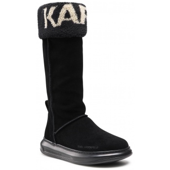 μπότες karl lagerfeld - kl44582 black σε προσφορά