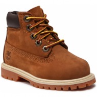  ορειβατικά παπούτσια timberland - 6 in premium wp boot tb0148492141 rust nubuck