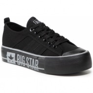  πάνινα παπούτσια big star - jj274053 black