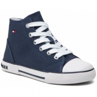  sneakers tommy hilfiger - high top lace-up sneaker t3x4-32209-0890 m blue 800