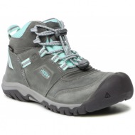  παπούτσια πεζοπορίας keen - ridge flex mid wp 1025583 grey/blue tint