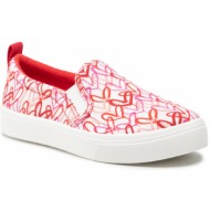  πάνινα παπούτσια skechers - poppy 155503/wrpk white/red/pink