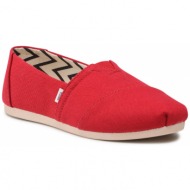  κλειστά παπούτσια toms - alpargata 10017743 red