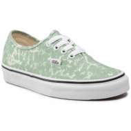  πάνινα παπούτσια vans - authentic vn0a5krdavh1 (washes) celadon green/tr
