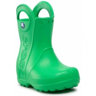  γαλότσες crocs - handle it rain boot kids 12803 grass green