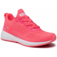  παπούτσια skechers - bobs sport squad 33162/npnk neon pink