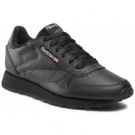  παπούτσια reebok - classic leather gy0960 cblack/cblack/pugry5