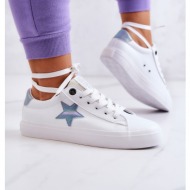  leather sneakers star big star jj274240 white