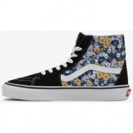  vans blue-black women patterned ankle sneakers with suede details - women