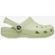  light green children`s slippers crocs - girls