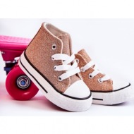  children`s high sneakers rose gold catrina