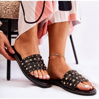 women`s leather slippers with σε προσφορά