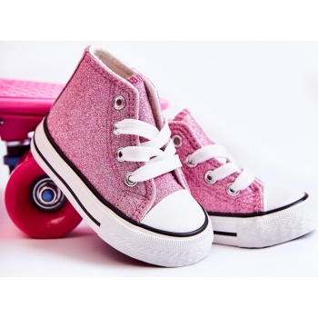 children`s high sneakers pink catrina σε προσφορά