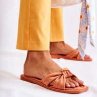  women`s fashionable suede slippers orange lorrie