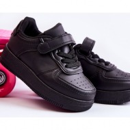  children`s sport shoes with velcro black elike