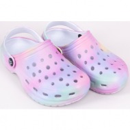  yoclub kids`s girls crocs shoes slip-on sandals ocr-0044g-9900