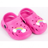  yoclub kids`s girls crocs shoes slip-on sandals ocr-0048g-0600