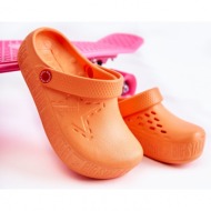  children`s light slippers kroks big star ii375008 orange