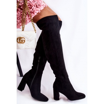 classic suede boots black kastia