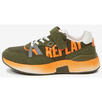 orange-green children`s sneakers with σε προσφορά