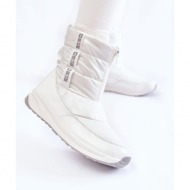  women`s snow boots big star kk274393 white