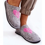  domestic slippers big star kk276020 grey-pink