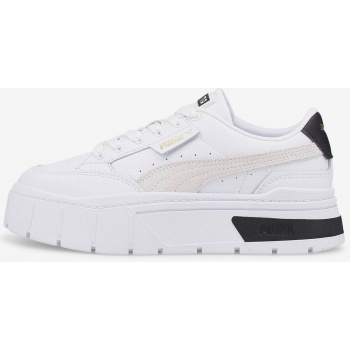 white women`s leather sneakers on puma σε προσφορά
