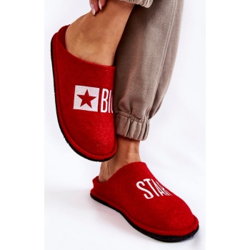 domestic slippers big star kk276022 red σε προσφορά