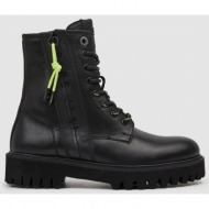  black women ankle leather shoes pepe jeans trucker - women