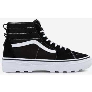 black women`s ankle leather sneakers σε προσφορά