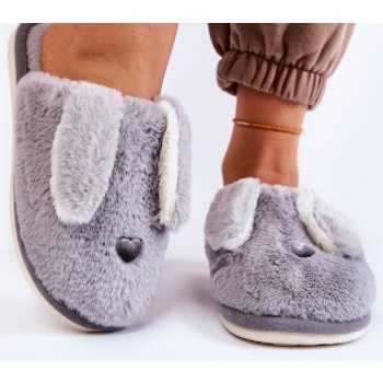 women`s fur slippers grey remmi σε προσφορά