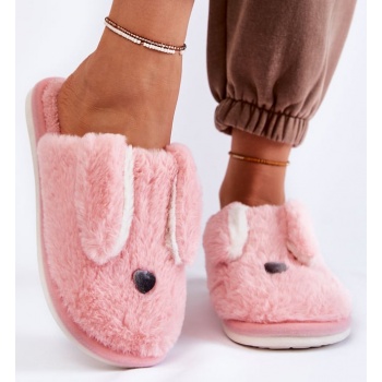 women`s fur slippers light pink remmi σε προσφορά