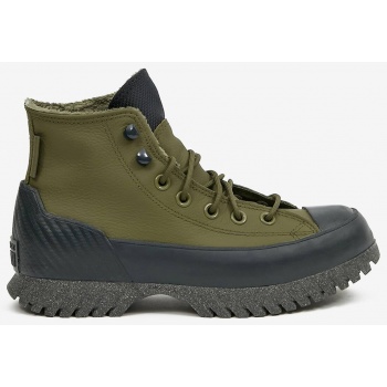 black and green ankle leather insulated σε προσφορά