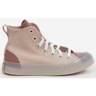  light pink women`s ankle sneakers converse chuck taylor all sta - women
