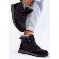  women`s insulated snow boots cross jeans kk2r4016c black
