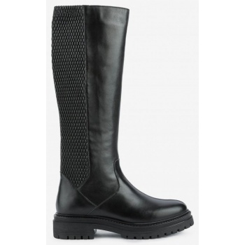 geox iridea black leather boots - womens σε προσφορά