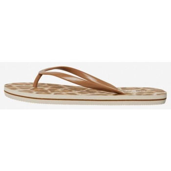 brown patterned flip-flops vero moda σε προσφορά