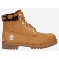  brown boys ankle boots timberland 6 in prem wp - boys