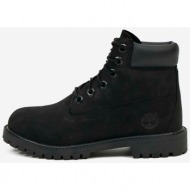  black boys ankle leather boots timberland 6 in premium wp boot - boys