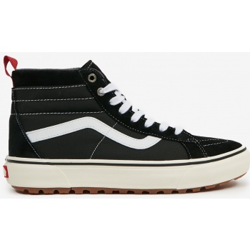 black men`s ankle sneakers with suede σε προσφορά