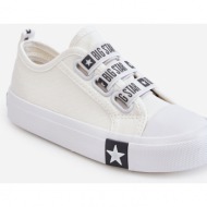  kids sneakers big star ll374007 white