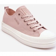  low lacing sneakers big star ll274970 nude