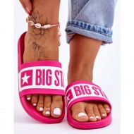  women`s classic slippers big star ll274741 pink