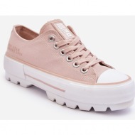  fabric sneakers on big star ll274151 nude